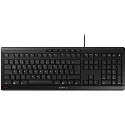 Tastiera CHERRY STREAM - USB Tedesco Ufficio Nero Tastiera CHERRY STREAM - USB Tedesco Ufficio Nero