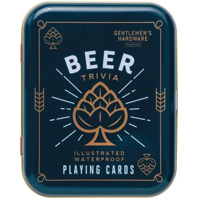 Gentlemen's Hardware Waterproof Beer Playing Cards - 52 Cards Gentlemen's Hardware Waterproof Beer Playing Cards - 52 Cards