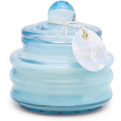 Paddywax Beam Blue Glass Candle - Fresh Air & Sea Salt Paddywax Beam Blue Glass Candle - Fresh Air & Sea Salt