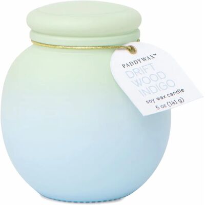 Paddywax Indigo Ombre Szklany Słoik - Pachnąca Świeca - 141g Paddywax Indigo Ombre Szklany Słoik - Pachnąca Świeca - 141g