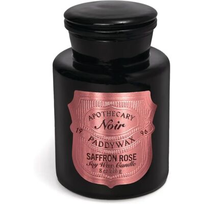 Geurkaars Paddywax Apothecary Noir Saffron Rose - Woonaccessoire Geurkaars Paddywax Apothecary Noir Saffron Rose - Woonaccessoire