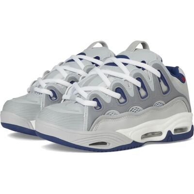 Osiris D3 2001 Skateschuhe - Grau/Marineblau/Weiß - Skate Schuhe Osiris D3 2001 Skateschuhe - Grau/Marineblau/Weiß - Skate Schuhe