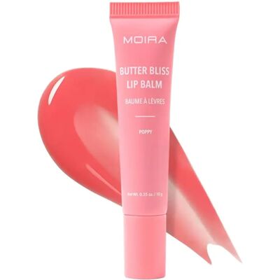 Moira Butter Bliss Lip Balm - Poppy - Vegan, Hydraterend, Glanzend Moira Butter Bliss Lip Balm - Poppy - Vegan, Hydraterend, Glanzend