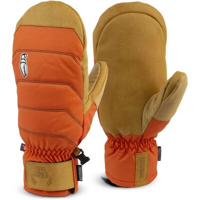 Crab Grab Snuggler Handschoen - Oranje Contrast - XS Crab Grab Snuggler Handschoen - Oranje Contrast - XS