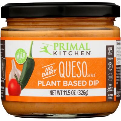 Primal Kitchen Queso Style Plant Based Dip Mild - Dip Primal Kitchen Queso Style Plant Based Dip Mild - Dip