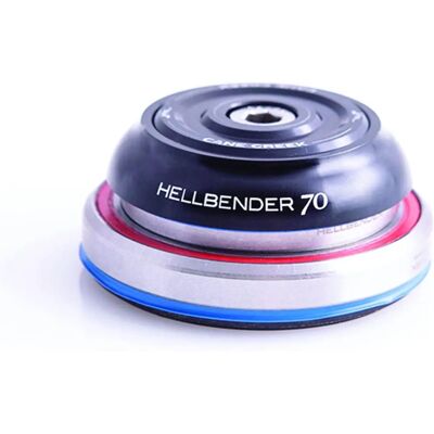 Cane Creek Hellbender 70 Jeu de direction - Noir - IS41/IS52 - 1 1/8" / 1,5" - Têtes - Publicité Cane Creek Hellbender 70 Jeu de direction - Noir - IS41/IS52 - 1 1/8" / 1,5" - Têtes - Publicité