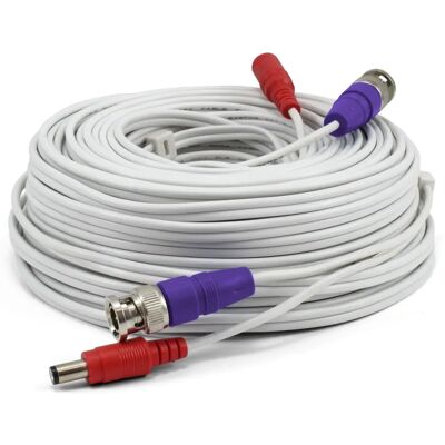 Câble coaxial Swann SWPRO-30ULCBL - 30m, Blanc, BNC - Publicité Câble coaxial Swann SWPRO-30ULCBL - 30m, Blanc, BNC - Publicité