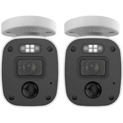Swann SWPRO-4KMQBPK2-EU White Wired Bullet Security Camera - 4K Ultra HD Swann SWPRO-4KMQBPK2-EU White Wired Bullet Security Camera - 4K Ultra HD