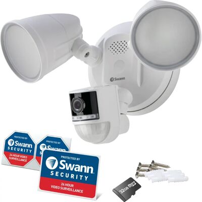 Swann SwIFI-4KFLOCAM Cube IP Security Camera - 4K Ultra HD, Indoor/Outdoor Swann SwIFI-4KFLOCAM Cube IP Security Camera - 4K Ultra HD, Indoor/Outdoor