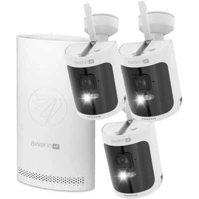 Swann SWNVK-AS4K800SD3-EU - 8 channels - 3 wire-free cameras - video surveillance kit Swann SWNVK-AS4K800SD3-EU - 8 channels - 3 wire-free cameras - video surveillance kit