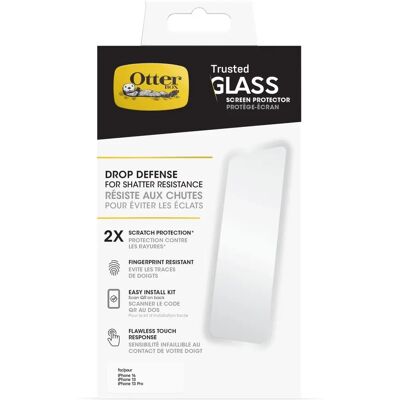 OtterBox Zilveren Glas Schermbeschermer voor iPhone 14/13/Pro OtterBox Zilveren Glas Schermbeschermer voor iPhone 14/13/Pro