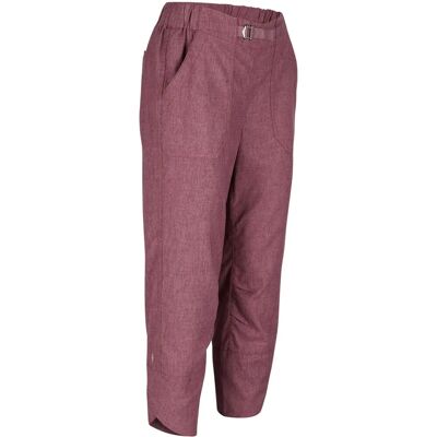 Royal Robbins - HEMPLINE CAPRI - pinkki - koko 12 - hamppusekoitehousut Royal Robbins - HEMPLINE CAPRI - pinkki - koko 12 - hamppusekoitehousut