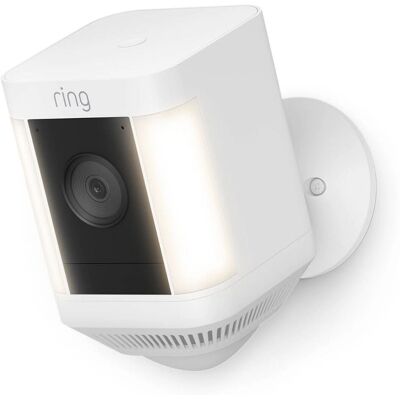 Ring Batterijgevoede Spotlight Camera - Wit - Beveiligingscamera Ring Batterijgevoede Spotlight Camera - Wit - Beveiligingscamera