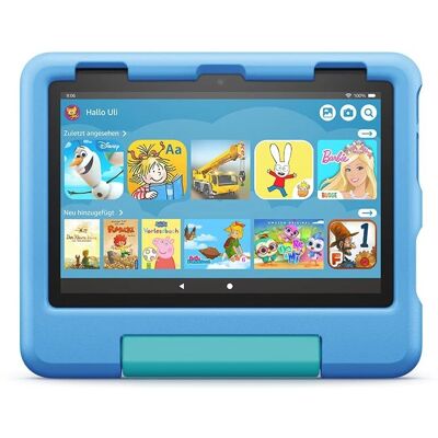 Amazon Fire HD 8 12th Gen - Blau - Kindersicher - Hülle Amazon Fire HD 8 12th Gen - Blau - Kindersicher - Hülle