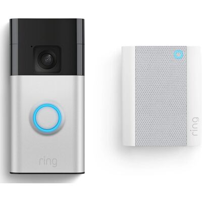 Ring Silber Akku Video Türklingel mit Chime - 2. Generation - Türklingelkamera Ring Silber Akku Video Türklingel mit Chime - 2. Generation - Türklingelkamera