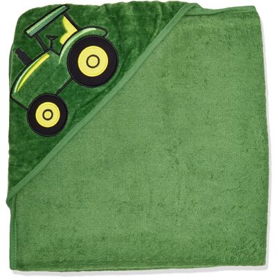 John Deere - Tractor Hooded - Green - One Size - Towel John Deere - Tractor Hooded - Green - One Size - Towel