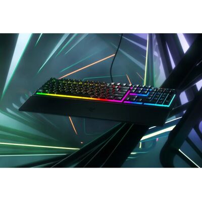 Razer Ornata V3 Black Gaming Keyboard - Low-Profile Keys, RGB, Spill-Resistant Razer Ornata V3 Black Gaming Keyboard - Low-Profile Keys, RGB, Spill-Resistant