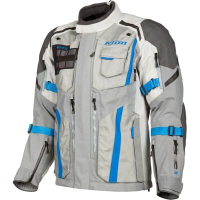 Klim Badlands Pro Jacket - cool gray/electric blue lemonade Klim Badlands Pro Jacket - cool gray/electric blue lemonade