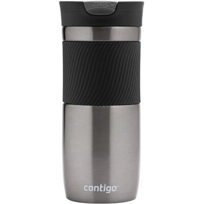 Contigo Byron Reisetasse - Edelstahl - 470ml - Auslaufsicher Contigo Byron Reisetasse - Edelstahl - 470ml - Auslaufsicher