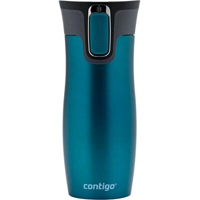 Contigo West Loop Turquoise Travel Mug - Travel Mug Contigo West Loop Turquoise Travel Mug - Travel Mug