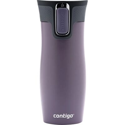 Contigo West Loop 470 ml Insulated Travel Mug - Purple Contigo West Loop 470 ml Insulated Travel Mug - Purple