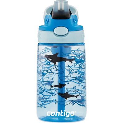 Contigo Barne vannflaske Blue Sharks - Enkel å rengjøre - Vannflaske Contigo Barne vannflaske Blue Sharks - Enkel å rengjøre - Vannflaske