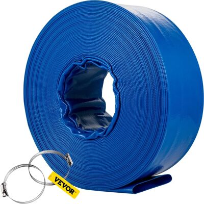 Vevor Azul 3pulg x 105 pies Manguera de Drenaje PVC Reforzada Vevor Azul 3pulg x 105 pies Manguera de Drenaje PVC Reforzada