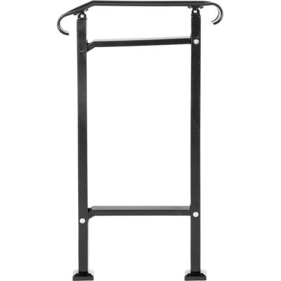 Barandilla ajustable para exteriores VEVOR - Negro - 50x13.5x108 cm Barandilla ajustable para exteriores VEVOR - Negro - 50x13.5x108 cm
