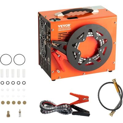 Vevor Tragbarer PCP-Luftkompressor - 4500Psi Hochdruck - Automatischer Stopp Vevor Tragbarer PCP-Luftkompressor - 4500Psi Hochdruck - Automatischer Stopp