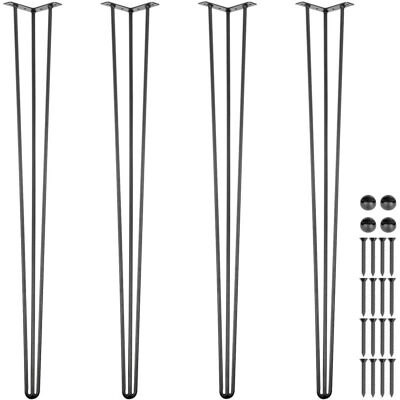 VEVOR Hiuskulmapöytätaljat - 40" Setti 4 kpl - Kestää 100kg VEVOR Hiuskulmapöytätaljat - 40" Setti 4 kpl - Kestää 100kg
