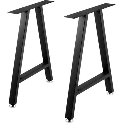 Piernas de Mesa de Acero Resistente VEVOR - Soporta hasta 1200 lbs - Con orificios pre-perforados y protectores ajustables Piernas de Mesa de Acero Resistente VEVOR - Soporta hasta 1200 lbs - Con orificios pre-perforados y protectores ajustables