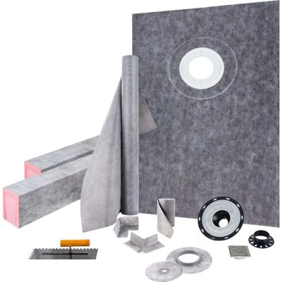 Vevor - Kompaktes Duschtassen-Set - Wasserdicht, 38x60 Zoll Vevor - Kompaktes Duschtassen-Set - Wasserdicht, 38x60 Zoll