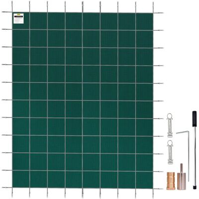 Vevor Pool Safety Cover - 20x42 ft Green Polypropylene - Inground Pool Cover Vevor Pool Safety Cover - 20x42 ft Green Polypropylene - Inground Pool Cover