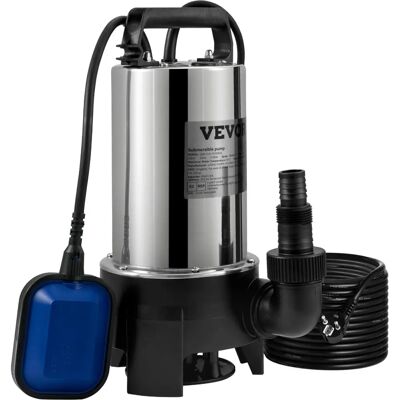 Vevor Edelstahl-Tauchwasserpumpe - 1100W, 20000L/h, Automatischer Schwimmerschalter Vevor Edelstahl-Tauchwasserpumpe - 1100W, 20000L/h, Automatischer Schwimmerschalter