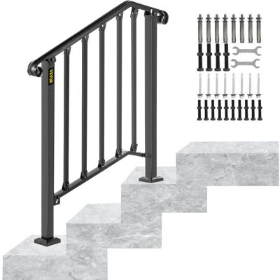VEVOR - Juego de pasamanos para escaleras, negro mate VEVOR - Juego de pasamanos para escaleras, negro mate