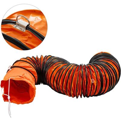 Conducto flexible de PVC VEVOR 7.6 m para ventilador de 10 pulgadas Conducto flexible de PVC VEVOR 7.6 m para ventilador de 10 pulgadas