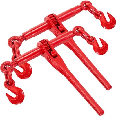 VEVOR Attache-charge - Acier robuste, 15 T, chaînes 10-13 mm - Publicité VEVOR Attache-charge - Acier robuste, 15 T, chaînes 10-13 mm - Publicité