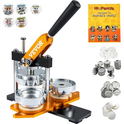 Vevor Button Maker Maschine - 75 mm Abzeichen Stanze Set - Kinder DIY Geschenk Vevor Button Maker Maschine - 75 mm Abzeichen Stanze Set - Kinder DIY Geschenk