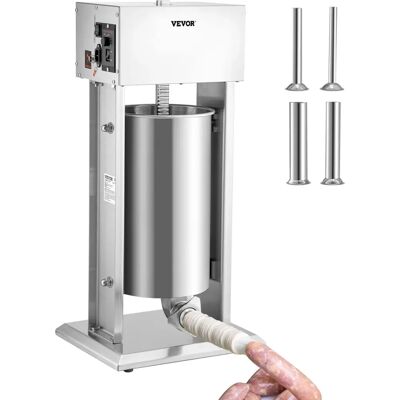 Hachoir à saucisses électrique Vevor - 15L Acier inoxydable, vitesse variable - Publicité Hachoir à saucisses électrique Vevor - 15L Acier inoxydable, vitesse variable - Publicité
