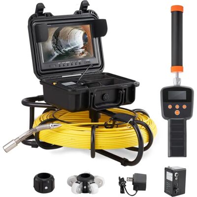 Vevor Inspektionskamera für Rohre - 9" Bildschirm 720p 91,5m Kabel Vevor Inspektionskamera für Rohre - 9" Bildschirm 720p 91,5m Kabel
