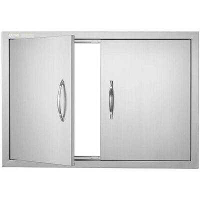 Porte de Cuisine Extérieure Vevor - Acier Inoxydable 30.5x21 pouces - Publicité Porte de Cuisine Extérieure Vevor - Acier Inoxydable 30.5x21 pouces - Publicité