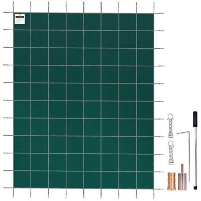 Vevor Heavy Duty Pool Cover - 20x40 ft, Green, Winter - Pool Cover Vevor Heavy Duty Pool Cover - 20x40 ft, Green, Winter - Pool Cover