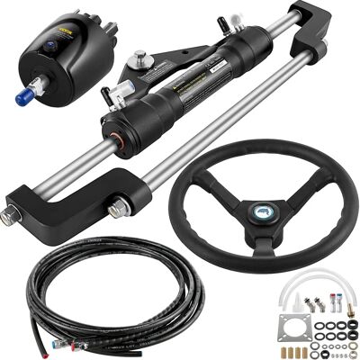 Kit de direction hydraulique MOPHORN Vevor - Volant 13,5" pour bateau 300 HP - Publicité Kit de direction hydraulique MOPHORN Vevor - Volant 13,5" pour bateau 300 HP - Publicité