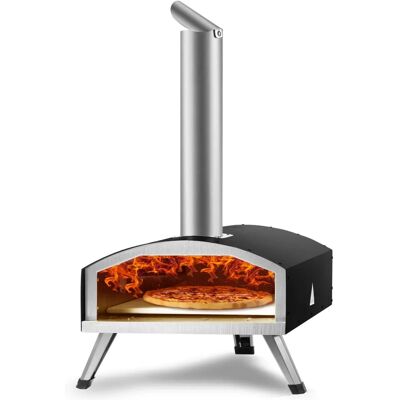 Horno de Pizza VEVOR - Portátil - 12 pulgadas - Acero inoxidable Horno de Pizza VEVOR - Portátil - 12 pulgadas - Acero inoxidable