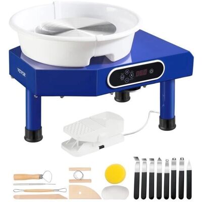 VEVOR - Sedia ceramica - 25 cm - 350W - Ruota per ceramica VEVOR - Sedia ceramica - 25 cm - 350W - Ruota per ceramica