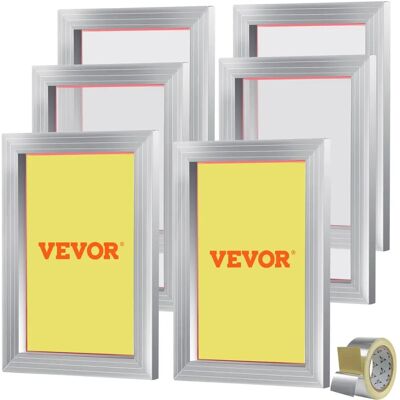 Vevor Siebdruck-Kit - 6 Stück, 10x14 Zoll, Mesh 110, T-Shirt DIY Vevor Siebdruck-Kit - 6 Stück, 10x14 Zoll, Mesh 110, T-Shirt DIY