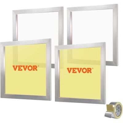 Kit de Sérigraphie Vevor - Cadres en Aluminium - 110 Mesh - 20x20in - Publicité Kit de Sérigraphie Vevor - Cadres en Aluminium - 110 Mesh - 20x20in - Publicité