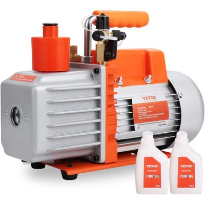 Bomba de Vacío VEVOR - 7 CFM, 2 Etapas HVAC, 370W Bomba de Vacío VEVOR - 7 CFM, 2 Etapas HVAC, 370W