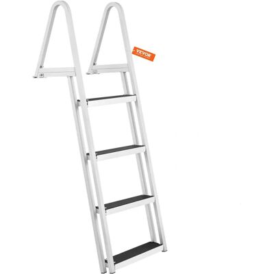Vevor Dockleiter - 4 Stufen, 160 kg, Rutschfest, Leicht zu Montieren Vevor Dockleiter - 4 Stufen, 160 kg, Rutschfest, Leicht zu Montieren