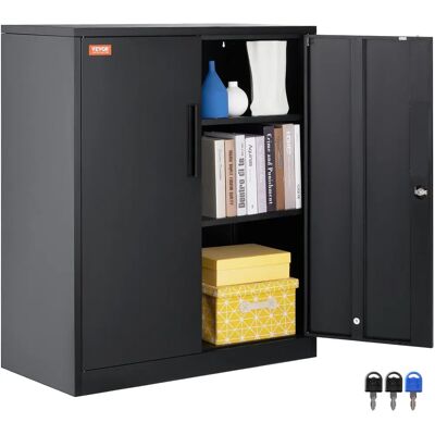 Vevor Metal Storage Cabinet - Adjustable Shelves, 200 lbs/Layer, 42'' Vevor Metal Storage Cabinet - Adjustable Shelves, 200 lbs/Layer, 42''